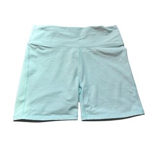 Favbletics Women's Aqua High-Waist Bike Shorts